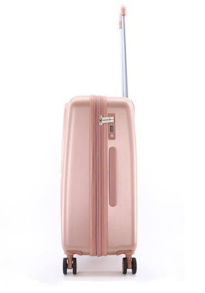 Walizka średnia ELLE Chic różowa