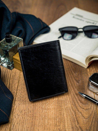 Rewelacyjny Męski Portfel Rovicky Skóra Naturalna