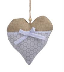 Zawieszka serce biała mała
