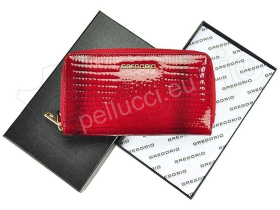 Portfel damski skórzany PELLUCCI GF118 Popiel / Brązowy