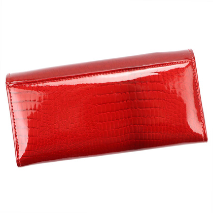 Portfel damski skórzany PELLUCCI 6019 Czerwony