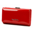 Portfel damski skórzany PIERRE CARDIN 07 SHINY 108 Czerwony