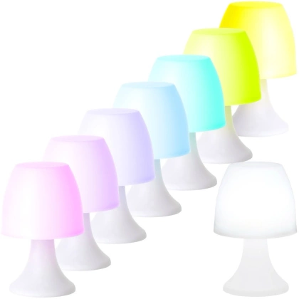 Lampka stołowa nocna LED na biurko komodę szafkę do pokoju dziecięcego multikolor