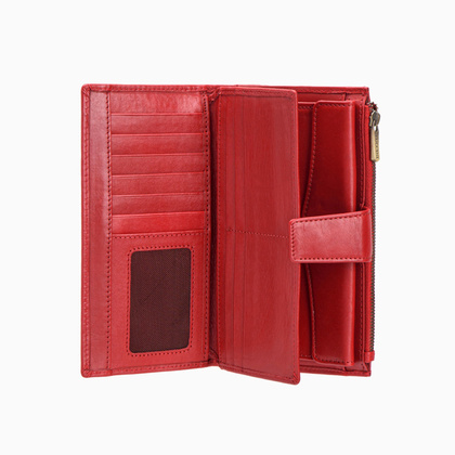 Portfel damski skórzany PUCCINI MURANO MU1501 3E Czerwony