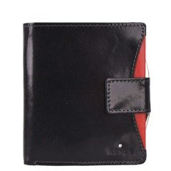 Portfel damski skórzany KEMER D29 Czarny  - min. zamówienie 20 / 50 / 100 szt.