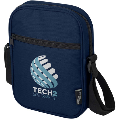 Byron torba na ramię o pojemności 2 l wykonana z materiałów z recyklingu z certyfikatem GRS