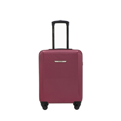 Mała kabinowa walizka PUCCINI SAN DIEGO ABS025C 3B Bordowa