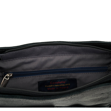 Męska torba skórzana vintage z kieszonką TM240