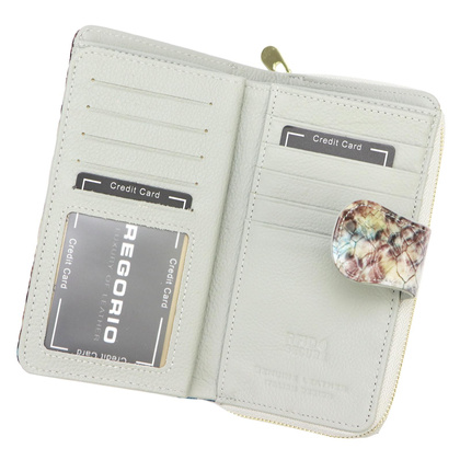 Portfel damski skórzany PELLUCCI VL-116 niebieski