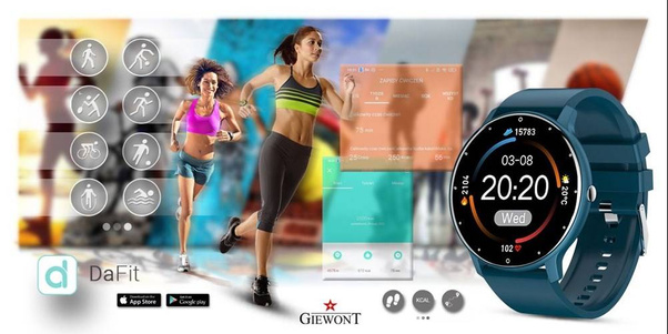 Smartwatch Giewont GW120-4 Niebieski-Niebieski