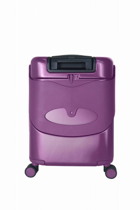 Walizka podróżna średnia z siedziskiem dla dziecka Purple MiaMily