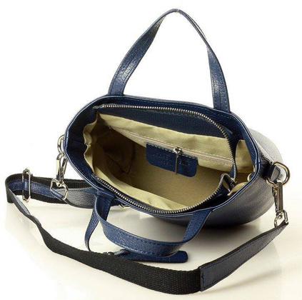 MARCO MAZZINI Torba damska messenger active leather bag granatowa - min. zamówienie 20 / 50 / 100 szt.