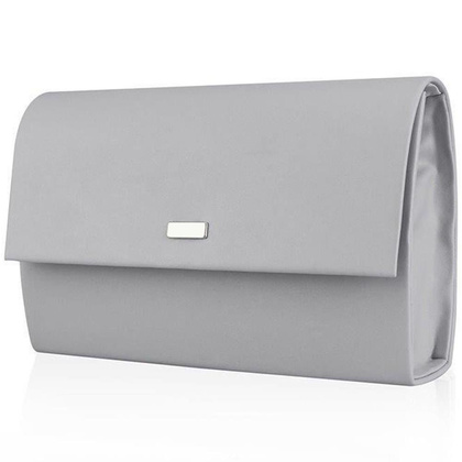 Torebka wizytowa damska KEMER SOLIER F13 Jasno Szara Matowa - min. zamówienie 20 / 50 / 100 szt.