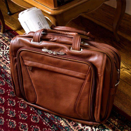 Torba na laptop McKlein Irving Park 15,6" Brązowa