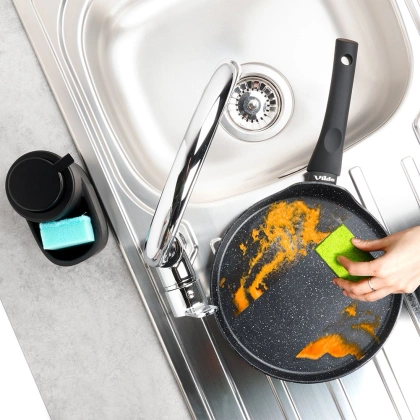 Patelnia do naleśników granitowa BLACK LINE 24 cm