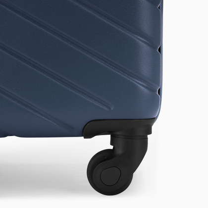 Średnia walizka PUCCINI MALAGA ABS027B 7A Granatowa
