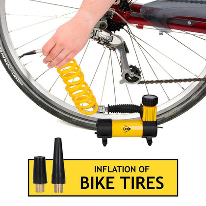 Pompka Kompresor Turystyczny Dunlop 12V Dc 100Psi