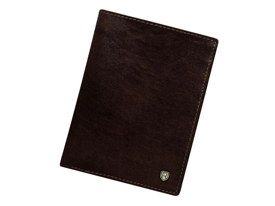 Skórzany portfel męski na dowód rejestracyjny