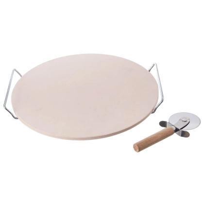 Kamień do pieczenia pizzy forma na pizzę stojak nóż ORION