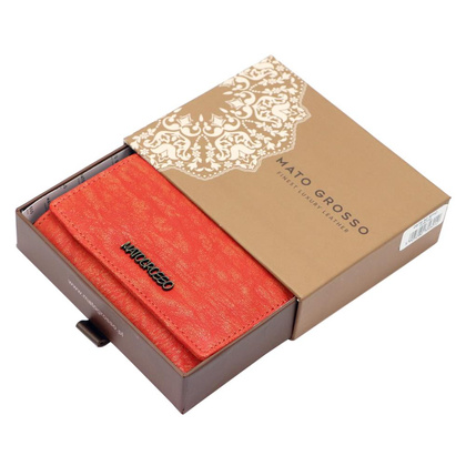 Portfel damski skórzany PELLUCCI 0579-50 RFID czerwony