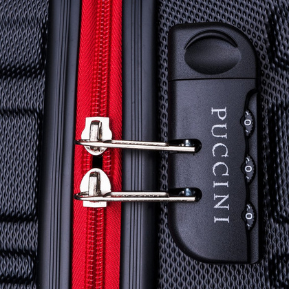 Duża walizka PUCCINI CALIFORNIA ABS018A 1 Czarna