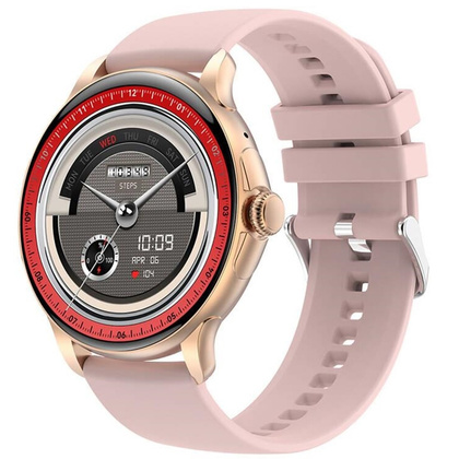 Smartwatch Damski Rubicon RNCF35 ROSE GOLD Bransoleta + Pasek Pink