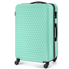 Duża walizka KEMER SOLIER 870 Zielona - min. zamówienie 20 / 50 / 100 szt.