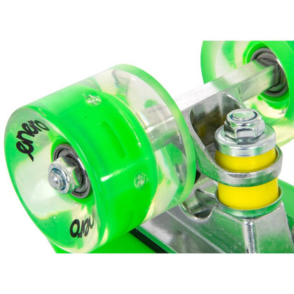 Deskorolka Plastikowa 22" Enero Zielona Led