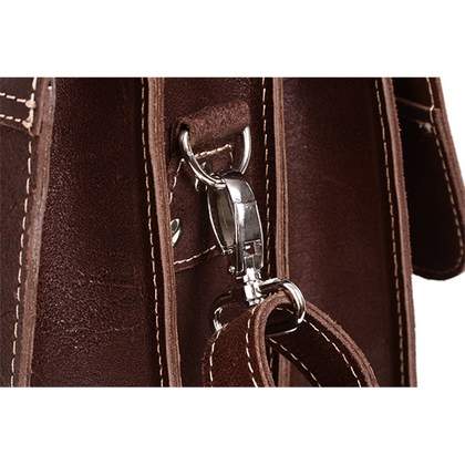 Big torba skórzana biznesowa KEMER VOOC TC8 brąz