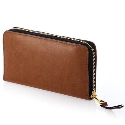 Portfel skórzany damski KEMER SOLIER P02 VINTAGE Brązowy - min. zamówienie 20 / 50 / 100 szt.