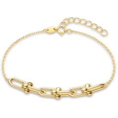 MINET Elegancka złota bransoletka kulka Au 585/1000 3,30g