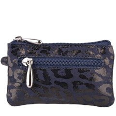 Etui na klucze skórzane KEMER KL194 Granatowy / Gepard - min. zamówienie 20 / 50 / 100 szt.