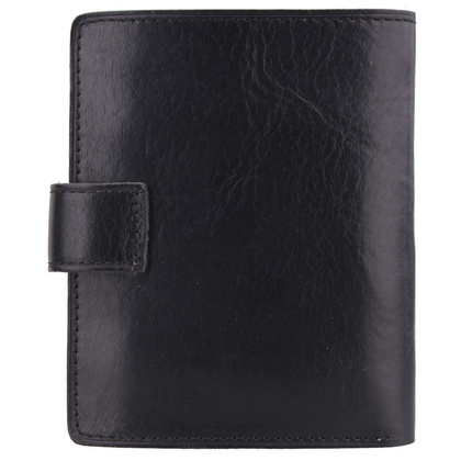 Portfel męski skórzany KEMER 366M/J Czarny / Jasny Brąz - min. zamówienie 20 / 50 / 100 szt.