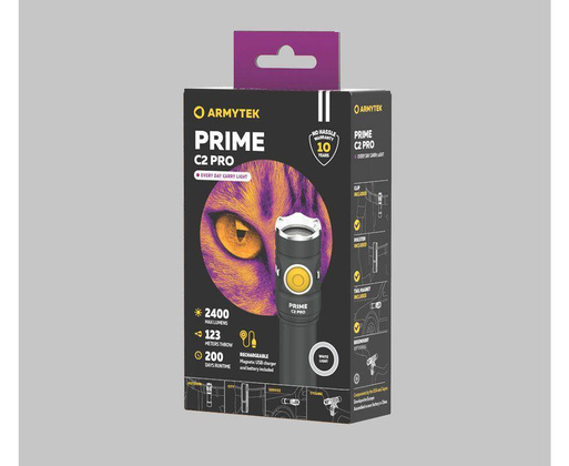 Latarka Armytek PRIME C2 PRO MAGNET USB Warm
