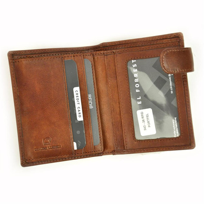 Portfel męski PELLUCCI 543-26 RFID Brązowy