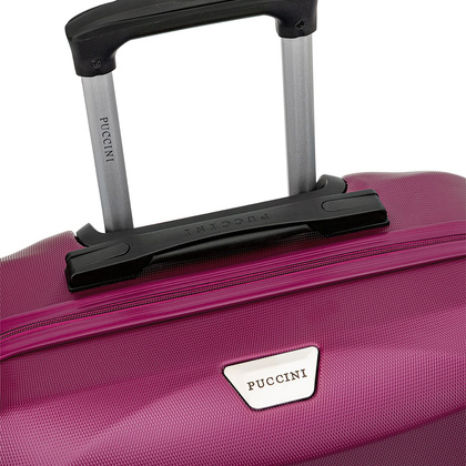Mała kabinowa walizka PUCCINI PARIS ABS03C 3B Bordowa