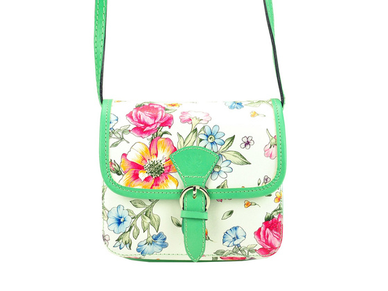 Torebka damska skórzana KEMER 112 FL Fuksja