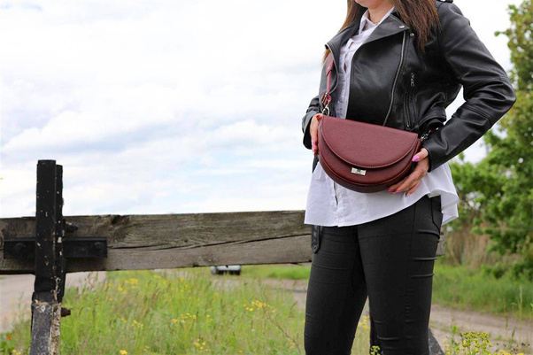 T-12 Torebka franczeska S - bordo KEMER