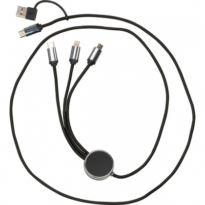 Kabel do ładowania 4w1, podświetlany