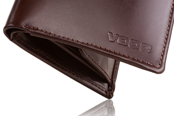 Portfel ze skóry męski KEMER VOOC PPM5 Czarny