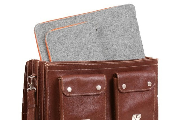 PROMO SET Torba TC12 Brązowa + Etui na laptop EPD1 Szare