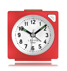 LAVVU Czerwony budzik SWEEP - 3 LATA GWARANCJA!