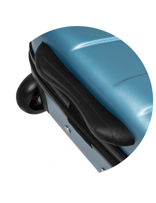 Bardzo mała walizka PELLUCCI RGL 885 XS 40x25x20 SZAMPAN