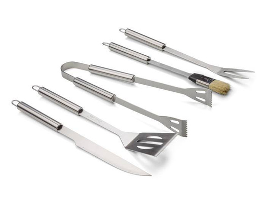 Zestaw do grilla VISS pakowany w walizkę Srebrny