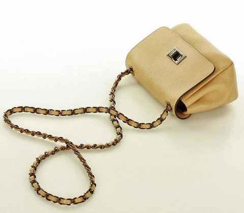 Torebka wizytowa listonoszka skóra MAZZINI - Sevilla karmelowy beż - min. zamówienie 20 / 50 / 100 szt.