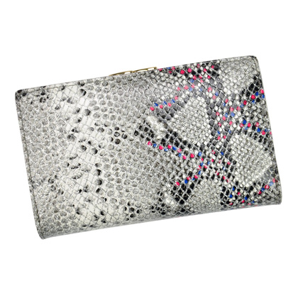 Portfel damski skórzany PELLUCCI SN-108 RFID popiel + pomarańcz