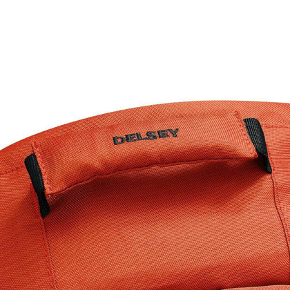 Walizka Delsey Securban Miejski pomarańczowy plecak na laptopa 13.3"