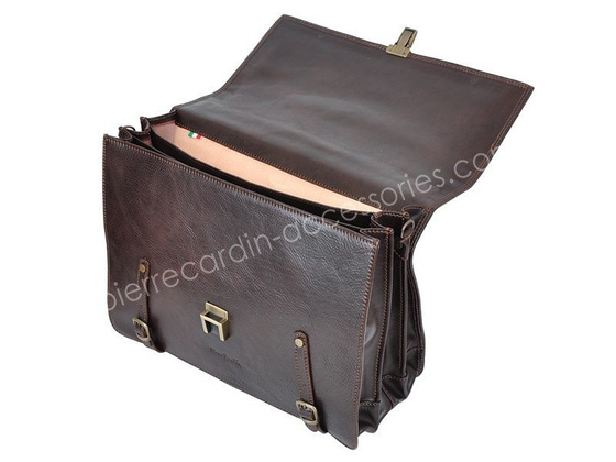 Teczka męska skórzana PIERRE CARDIN 1357 RM02 Czarna