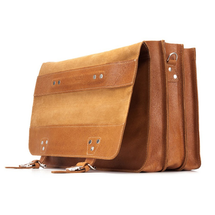 Big torba skórzana biznesowa KEMER VOOC TC8 Camel Edycja Limitowana