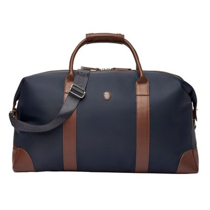 Torba podróżna Button Navy & Brown